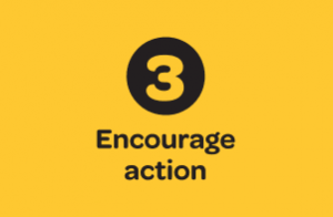 3. Encourage Action